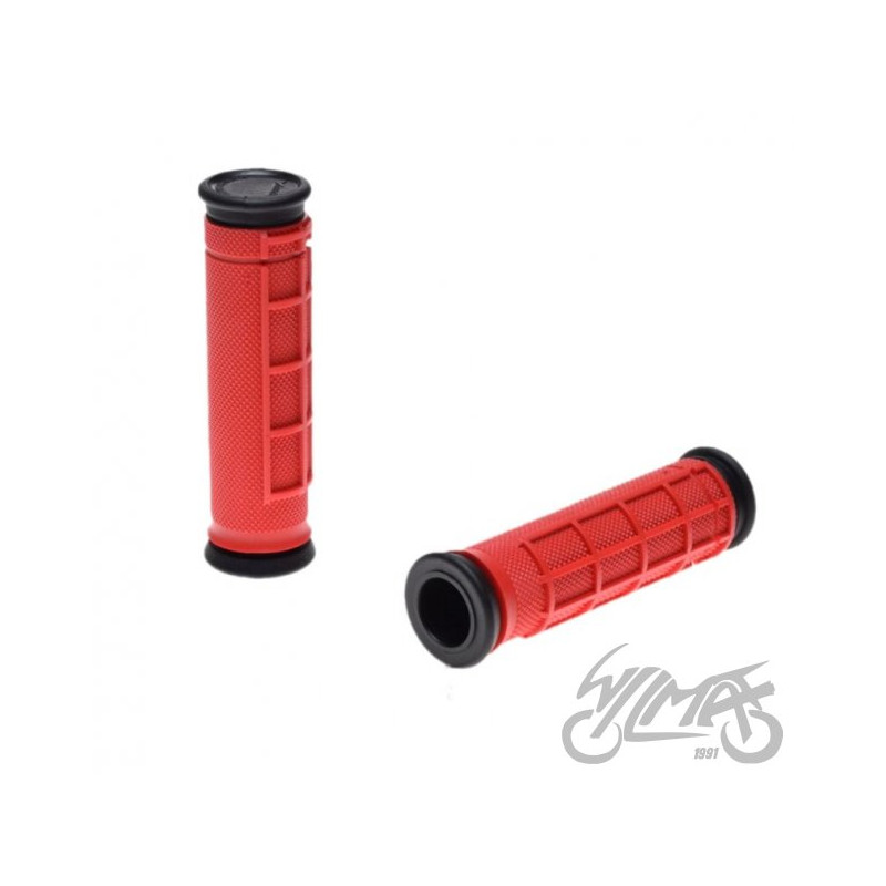 CHWYT KIEROWNICY V-GRIP ROWEROWY CZERWONO/CZARNY
