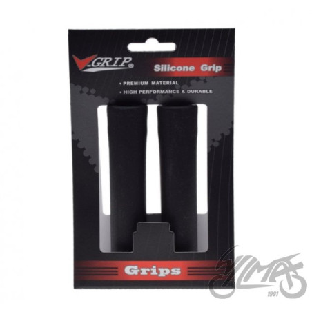 CHWYT KIEROWNICY V-GRIP ROWEROWY SILIKON CZARNY