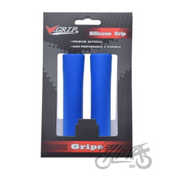 CHWYT KIEROWNICY V-GRIP ROWEROWY SILIKON NIEBIESKI