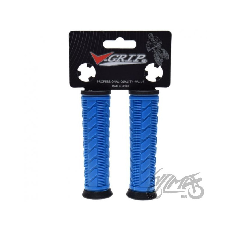 CHWYT KIEROWNICY V-GRIP ROWEROWY GEL NIEBIESKI