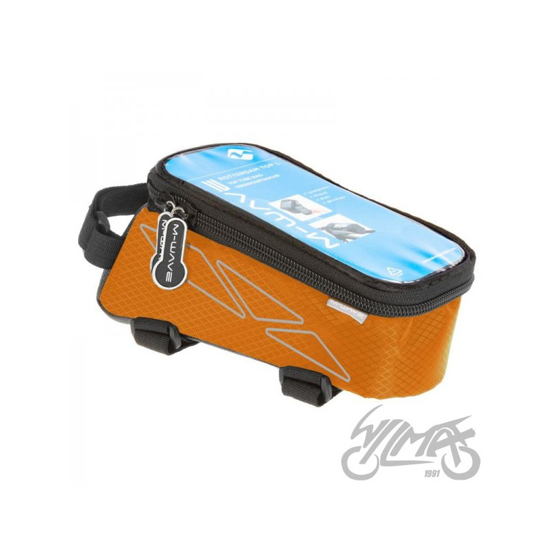 SAKWA M-WAVE ROWEROWA NA RAMĘ POMARAŃCZOWA L