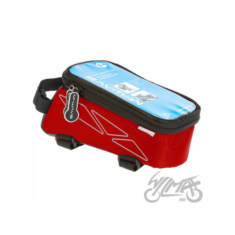 SAKWA M-WAVE ROWEROWA NA RAMĘ CZERWONA L