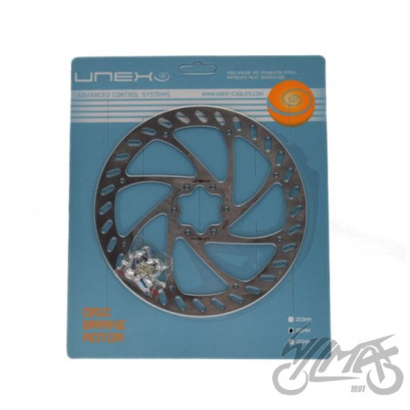 TARCZA HAMULCA ROWEROWA UNEX 180 MM