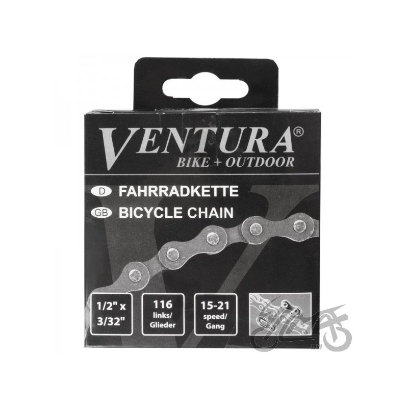 ŁAŃCUCH ROWEROWY 5/6/7 VENTURE 1/2" x 3/32" 116L