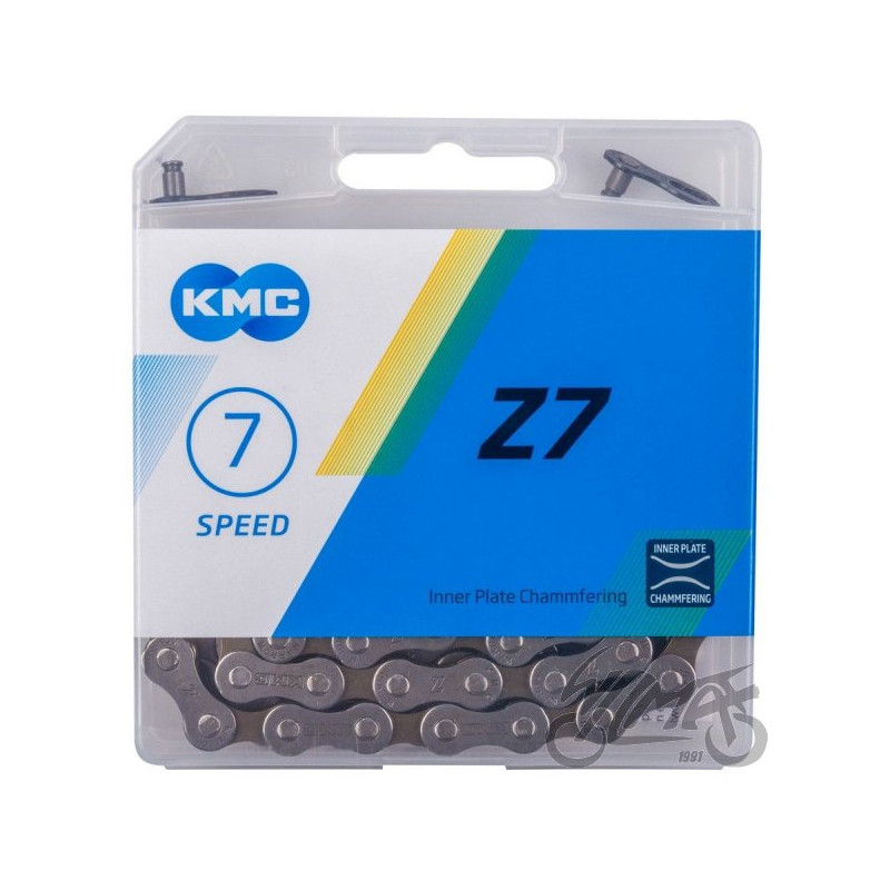 ŁAŃCUCH ROWEROWY KMC Z7 1/2" x 3/32" 114L