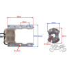 STATOR ISKROWNI Z KOŁEM SILNIK ROWEROWY 50 cc 2T