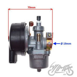 GAŹNIK 80 cc SILNIK ROWEROWY 2T