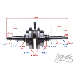 WAŁ KORBOWY DO HONDA SH 125 150 01-11
