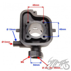 CYLINDER DO Peugeot Ludix WODA 47mm