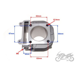 CYLINDER DO YAMAHA Cygnus 125ccm 58,50 mm