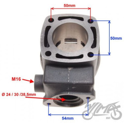 CYLINDER DO KYMCO DINK 60 LC , SUPER 9 LC 44MM