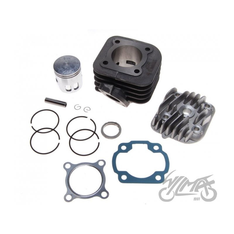 CYLINDER + GŁOWICA 70 cc 2T 47,00mm ŻELIWO QUANTUM