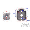 GŁOWICA CYLINDRA DO DERBI APRILIA 2018-  50CC WODA