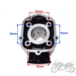 CYLINDER DO DERBI APRILIA 2006 50 CCM WODA