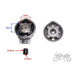 CYLINDER DO APRILIA AM6 AM345-90 MINARELLI 90 WODA
