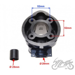 CYLINDER DO APRILIA AM6 AM345-65 MINARELLI 65 WODA