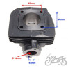 CYLINDER DO SUZUKI ADDRESS TGB 50ccm