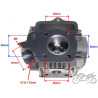 GŁOWICA CYLINDRA GOŁA CZOPER 70CC 4T