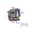 GŁOWICA CYLINDRA 80 CC 4T DUŻE ZAWORY WILGA VAPOR