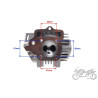 GŁOWICA CYLINDRA 110 CC 4T 52 mm DŁUGI WAŁEK