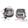 CYLINDER + GŁOWICA 150 CC 4T 57,40 mm