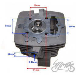 GŁOWICA CYLINDRA ATV LONCIN CROSS 250 CC 4T