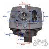 GŁOWICA CYLINDRA ATV LONCIN CROSS 250 CC 4T