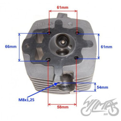 GŁOWICA CYLINDRA LONCIN 125 CC 4T