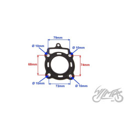 USZCZELKA CYLINDER KPL 150 CCM LONCIN 4T WODA
