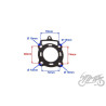 USZCZELKA CYLINDER KPL 150 CCM LONCIN 4T WODA