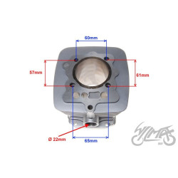 CYLINDER DO ATV200 KINROAD 4T 63,40 POWIETRZE