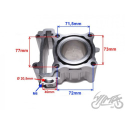 CYLINDER DO YAMAHA X-MAX 125 52,00 ALUMINIUM KPL.