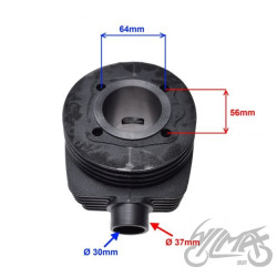 CYLINDER DO VESPA EX 150 57,80 KPL