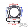 USZCZELKA CYLINDER DO YAMAHA XMAX  MAJESTY 69 MM