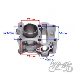 CYLINDER DO YAMAHA AEROX  OVETTO 50 4T LC 38,00 mm
