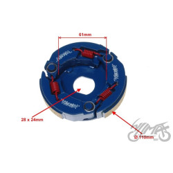 SZCZĘKI SPRZĘGŁA TYŁ TUNING SKUTERY 2T 109,5mm