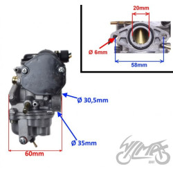 GAŹNIK DO SUZUKI ADDRESS KATANA APRILIA SR WODA