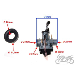 GAŹNIK 21mm 2T TUNING ssanie na linkę + zestaw dys