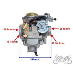 GAŹNIK ATV250 WERSJA 1 KOD SILNIK - 172MM