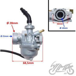 GAŹNIK DO HONDA PC 50