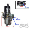 GAŹNIK DO PEUGEOT BUXY SPEEDFIGHT VIVACITY HONDA T
