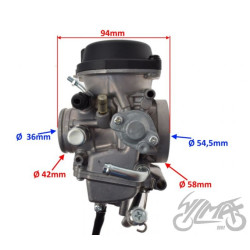 GAŹNIK DO YAMAHA RAPTOR350 YFM350 BSR36-89 04-08
