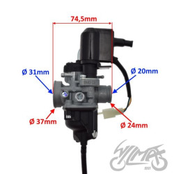 GAŹNIK PHVA17.5mm GP1 50CC RUNNER ZIP SP NRG MC3