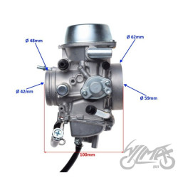 GAŹNIK KPL DO YAMAHA GRIZZLY 660