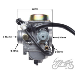 GAŹNIK KPL DO SUZUKI LTF 400