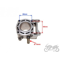 CYLINDER DO YAMAHA MAJESTY 125 53,70mm