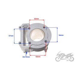 CYLINDER DO YAMAHA Cygnus 125 63,00mm CERAMICZNY W