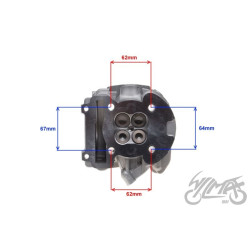 GŁOWICA DO YAMAHA Cygnus 125 63,00 mm 4-ZAWOROWA