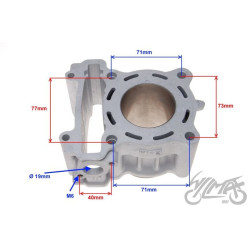 CYLINDER DO YAMAHA YZF 125R 52,00 MM CERAMICZNY WM