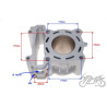 CYLINDER DO YAMAHA YZF 125R 52,00 MM CERAMICZNY WM